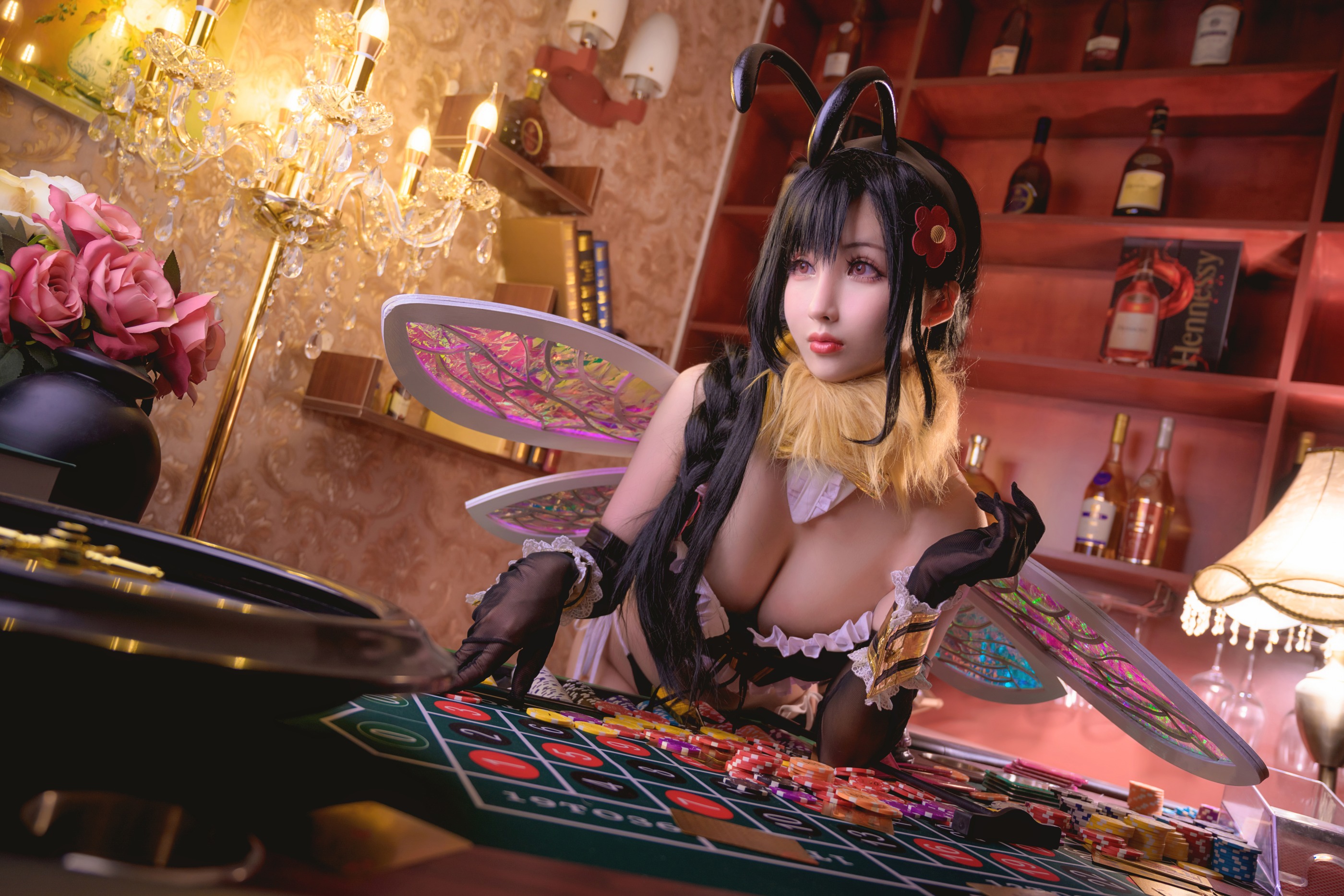 图片[1]-rioko凉凉子 – NO.051 蒂法little bee [25P]-XikXak